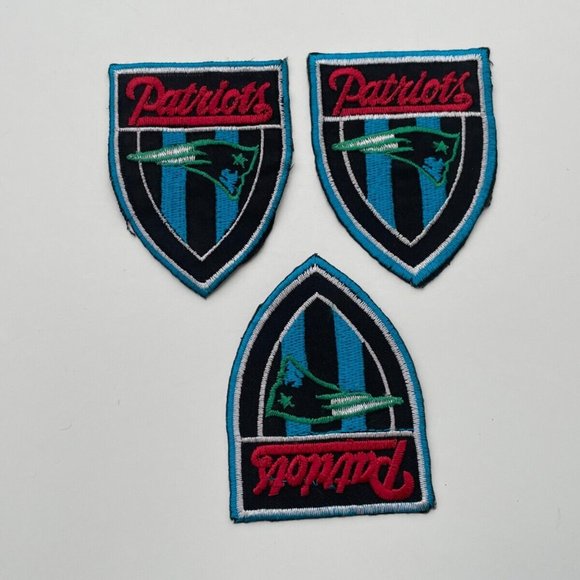 Patriots Patches Iron On Embroidery For Craft Clothes Jackets Lot of 3 Patches - Picture 5 of 8